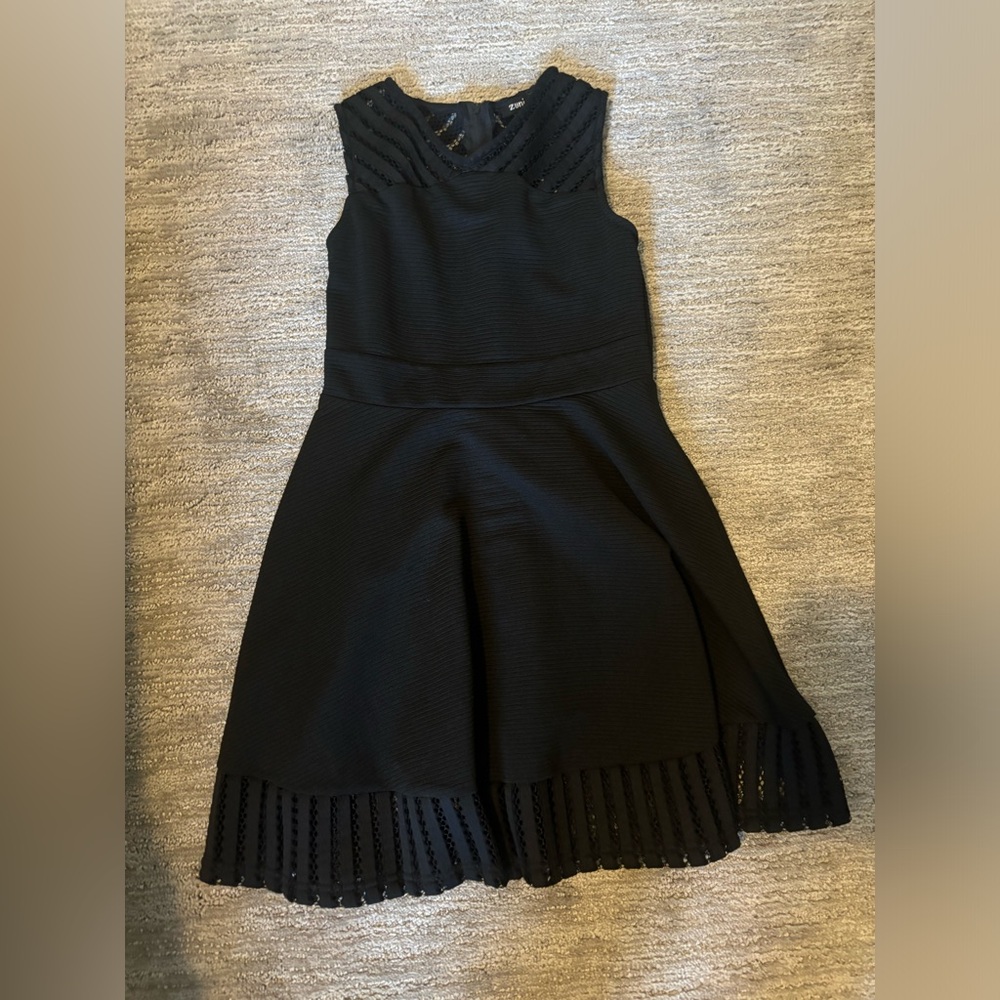 Nordstrom ZUNIE Girls Black Mini Dress